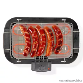 Nedis Elektromos asztali grill, 2000 W (BBQE110BK)