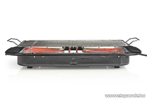 Nedis Elektromos asztali grill, 2000 W (BBQE110BK)