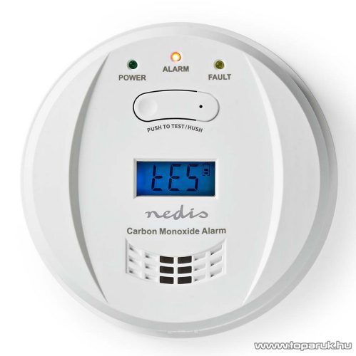 Nedis Elemes szénmonoxid érzékelő, CO riasztó, 10 év élettartam (DTCTCO40WT)