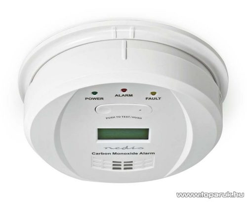 Nedis Elemes szénmonoxid érzékelő, CO riasztó, 10 év élettartam (DTCTCO40WT)