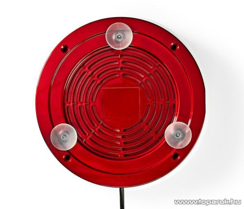 Nedis Vattacukor készítő gép, vattacukorgép, vintage piros (FCCM100FRD)