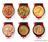 Nedis Pizzakészítő és grillsütő (omlett és palacsinta sütő), 30 cm, 1800 W (FCPM100FRD)