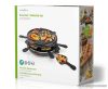 Nedis 6 személyes raclette grill, raklett grillsütő (FCRA210FBK6)