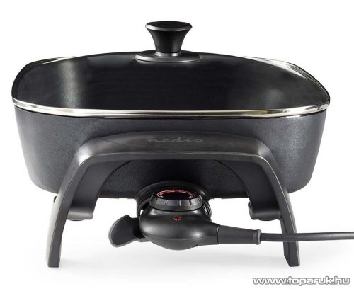 Nedis Elektromos serpenyő, főzőedény, 2200 W (FCSP110EBK40)