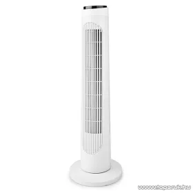   Nedis Oszlopventilátor, toronyventilátor távirányítóval, 50 W, fehér (FNTR13CWT40)