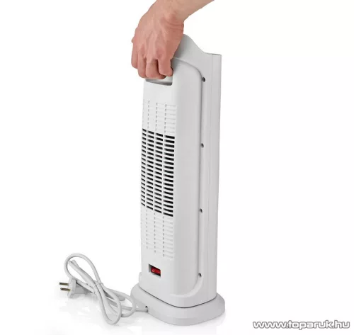 Nedis Álló kerámia PTC fűtőtest távirányítóval és időzítővel, fehér, 1400 / 2000 W (HTFA20WT)