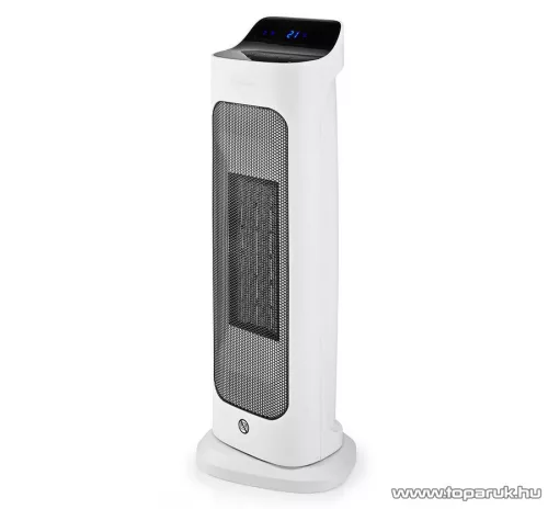 Nedis Álló kerámia PTC fűtőtest távirányítóval és időzítővel, fehér, 1400 / 2000 W (HTFA20WT)