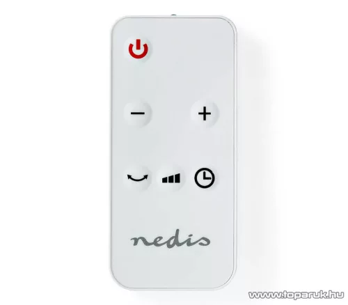 Nedis Álló kerámia PTC fűtőtest távirányítóval és időzítővel, fehér, 1400 / 2000 W (HTFA20WT)