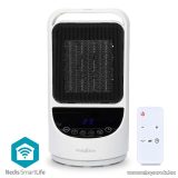   Nedis SmartLife Intelligens, WiFi-s Kerámia PTC fűtőtest, hősugárzó, oszcilláló funkcióval, fehér, 1500 W (HTFA22WTW)