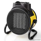   Nedis Ipari, hordozható ventilátoros fém házas fűtőtest, hősugárzó, sárga, 2000 W (HTIF20FYW)