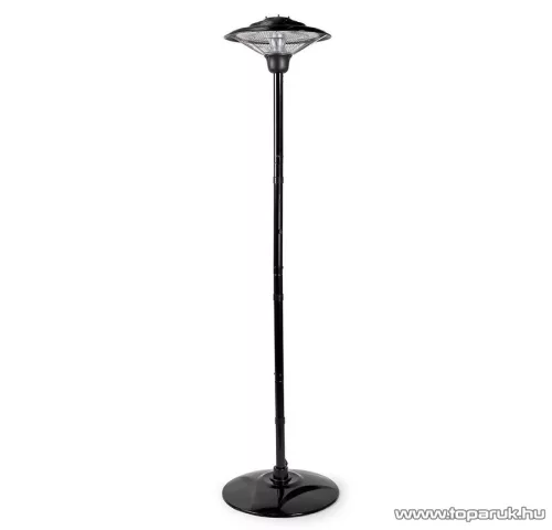 (SZÁLLÍTÁSI SÉRÜLT / K413685) Nedis teraszhősugárzó, kültéri hősugárzó, 1500 W (HTPA15EBK)