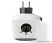Nedis Plug-In Hordozható mini kerámia hősugárzó fűtőtest, fehér, 400 W (HTPN10FWT)