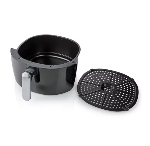 Nedis Air Fryer XXL Digitális forrólevegős olajsütő, 6,5 literes, 1800 W (KAAF250EBK)