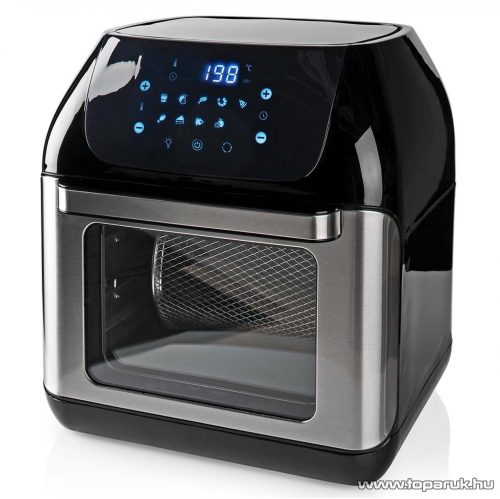Nedis Air Fryer Oven Digitális forrólevegős sütő, 12 literes, 1500 W (KAAFO300EBK)