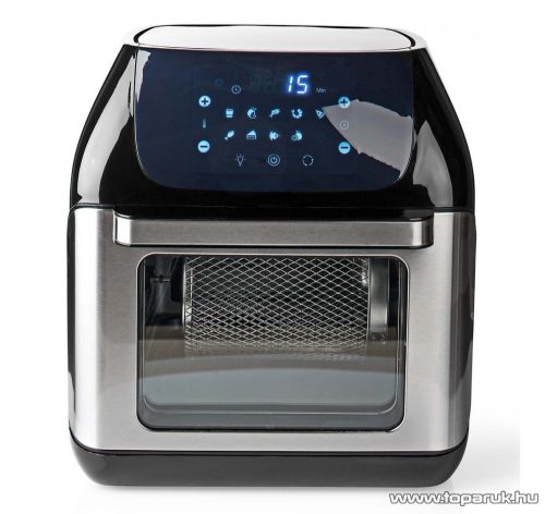 Nedis Air Fryer Oven Digitális forrólevegős sütő, 12 literes, 1500 W (KAAFO300EBK)