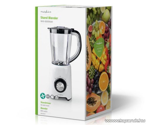 Nedis Álló mixer, turmix, fehér, 800 W (KABL300CWT)