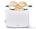 Nedis két szeletes kenyérpirító, fehér, 750 W (KABT250EWT) 