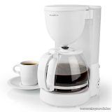   Nedis 10 csészés teafőző, kávéfőző, fehér (KACM150EWT)