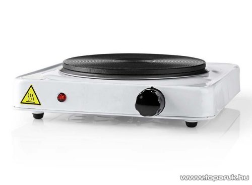 Nedis Hordozható elektromos egylapos főzőlap, rezsó, 1500 W (KAEP150EWT1)