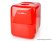 Nedis Hordozható mini hűtőszekrény, 4 literes, 220 V / 12 V, piros (KAFR120CRD)