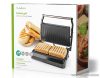 Nedis Elektromos asztali grillsütő, kontakt grill, 700 W (KAGR111FSR)