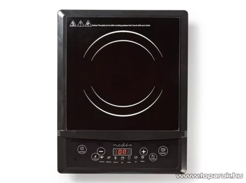 Nedis egylapos indukciós főzőlap, 2000 W (KAIP113CBK1)
