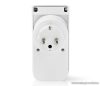 Nedis SmartLife Intelligens Wi-Fi kültéri aljzat fogyasztásmérő funkcióval, IP44, 3680 W (WIFIPO120FWT)
