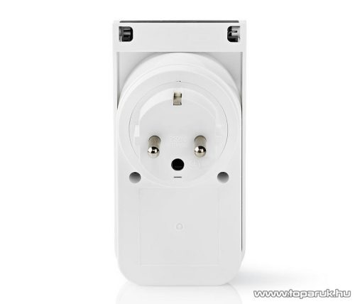 Nedis SmartLife Intelligens Wi-Fi kültéri aljzat fogyasztásmérő funkcióval, IP44, 3680 W (WIFIPO120FWT)