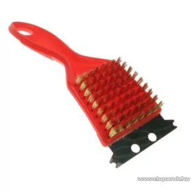 Landmann 0148 Grilltisztító kefe, 18 cm, piros