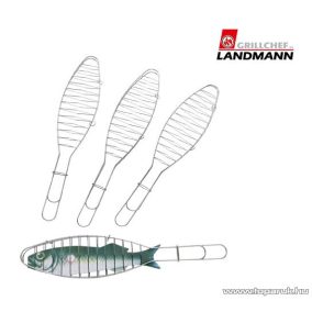 Landmann 0177 Halsütő készlet, krómozott, 4 db-os