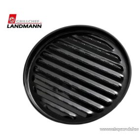 Landmann 0255 Zománcozott kerek grilltálca, 35 cm
