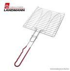 Landmann 0282 Krómozott grill halsütő, piros nyéllel