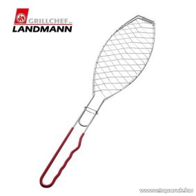 Landmann 0283 Krómozott grill halsütő, piros nyéllel