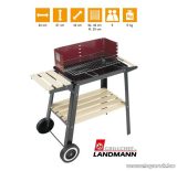   Landmann 0566 Faszenes party grillkocsi, fa polccal (6 személyes)