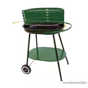   Landmann 11321 Faszenes party grillkocsi, fém polccal, zöld színű (8 személyes)