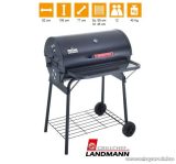   Landmann 11418 Black Dog faszenes party grillkocsi, első polccal (12 személyes)