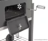 Landmann 11503 Grillchef fedeles faszenes grill, grillsütő kocsi, fekete (10 személyes)