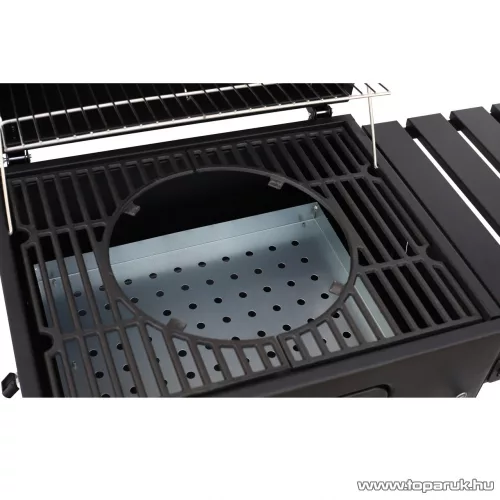 Grillchef Comfort Basic faszenes grillkocsi + takaró huzat (11528)