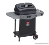 Grillchef 12442 ATRACTO party gázgrill kocsi 2.1, szabadon állítható alumíniumozott acél égőfejjel, 7 kW + 2,5 kW-os oldalégővel (6 személyes)
