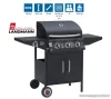 Landmann Grill Chef 12736 3 égős party gázgrillkocsi, rozsdamentes acél égőkkel, 3 x 3,2 kW, fekete (10 személyes)