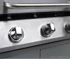 Landmann 12739 3 égős inox party gázgrillkocsi (kültéri konyha), fokozatmentesen állítható alumíniumozott acél égőfejekkel, 3 x 3,5 kW (10 személyes) - megszűnt termék: 2014. április