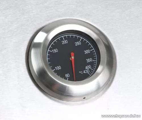 Landmann 12739 3 égős inox party gázgrillkocsi (kültéri konyha), fokozatmentesen állítható alumíniumozott acél égőfejekkel, 3 x 3,5 kW (10 személyes) - megszűnt termék: 2014. április