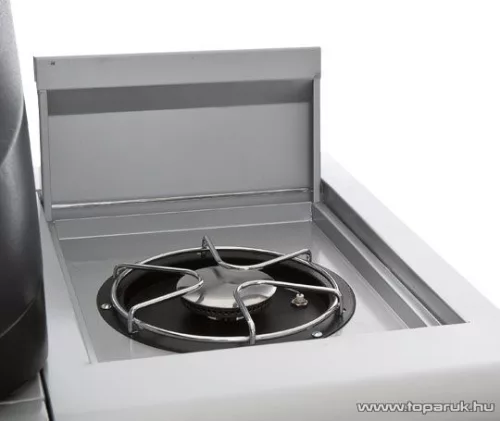 Landmann 12771 CRONOS 3 égős party gázgrillkocsi, fokozatmentesen állítható rozsdamentes acél égőfejjel, 3 x 3.5 kW + 1 x 2.0 kW-os oldalsó égőfej (10 személyes) - megszűnt termék: 2014. április