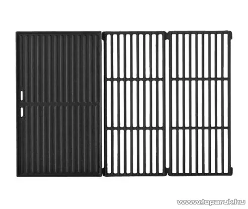Landmann 12791 AVALON 3 égős party gázgrillkocsi, fokozatmentesen állítható rozsdamentes acél égőfejjel, 3 x 3.8 kW + 1 x 3.5 kW-os oldalsó égőfej (10 személyes) - megszűnt termék: 2014. április