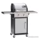 Landmann 12901 Triton 2.0 gázgrill kocsi, ezüst (8 személyes)