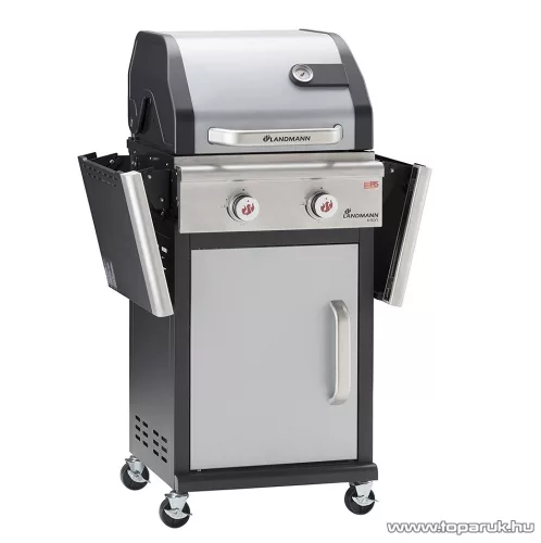 Landmann 12901 Triton 2.0 gázgrill kocsi, ezüst (8 személyes)