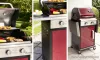 Landmann 12902 Triton 2.0 gázgrill kocsi, piros (8 személyes)