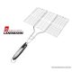 Landmann 13431 INOX Időtálló rozsdamentes acél kivitelű grill húsforgató, hamburgersütő