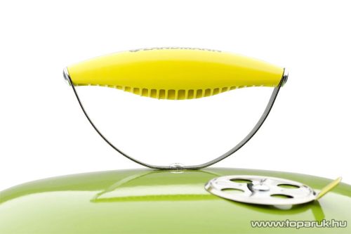 Landmann 31373 Piccolino faszenes asztali gömbgrill, zománcozott fedéllel és tűztérrel, zöld (4 személyes)