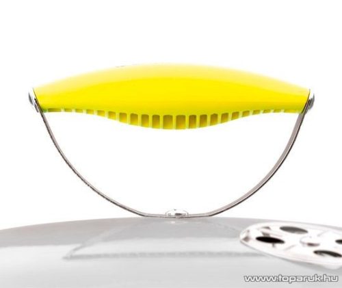 Landmann 31376 Piccolino faszenes asztali gömbgrill, zománcozott fedéllel és tűztérrel, fehér (4 személyes)